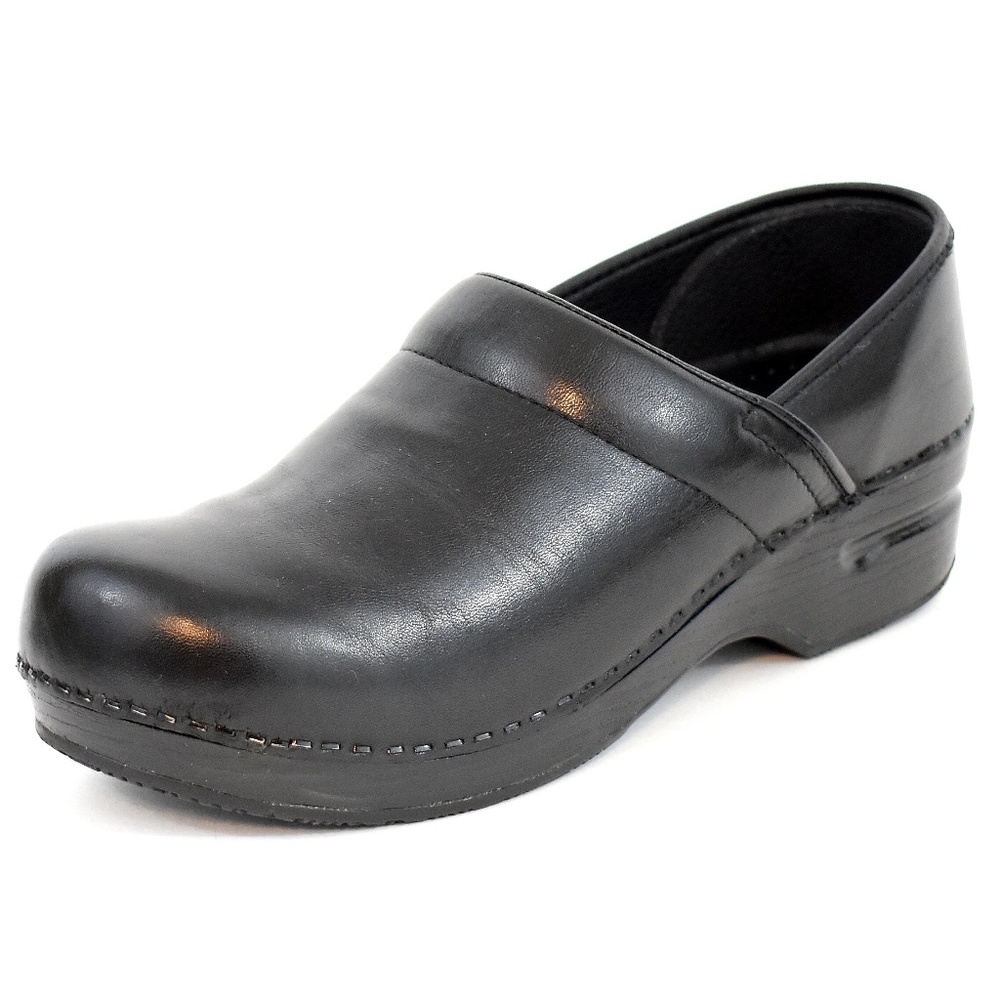 Lands' End Professional Nursing Black Slip On Clog